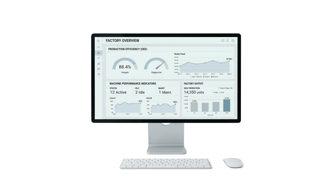 Factory dashboard overview